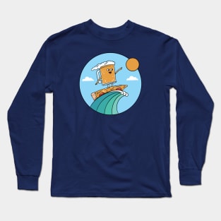 Beer pizza and beach Long Sleeve T-Shirt